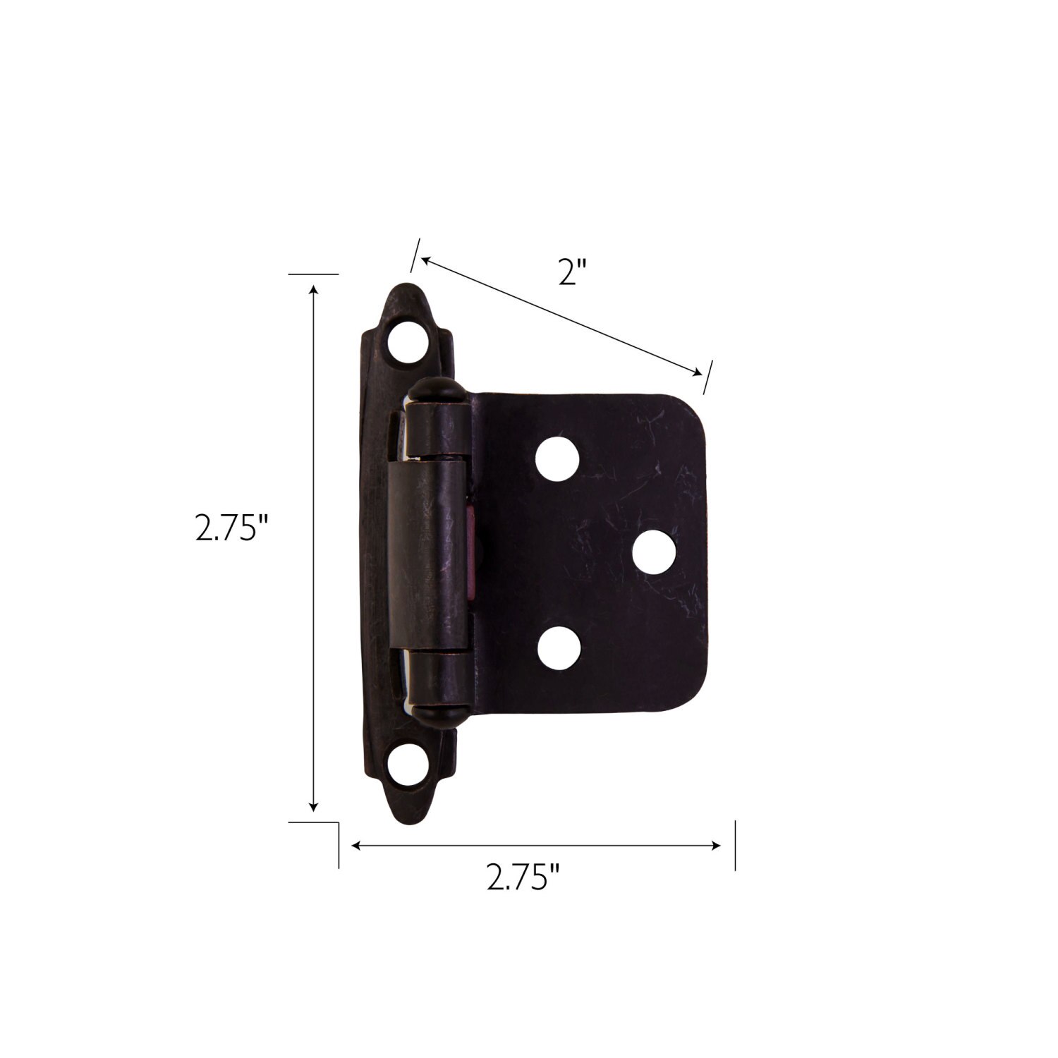 Overlay Hinges Bronze 10 Pack Hardware & Locks ǀ Today's Design House