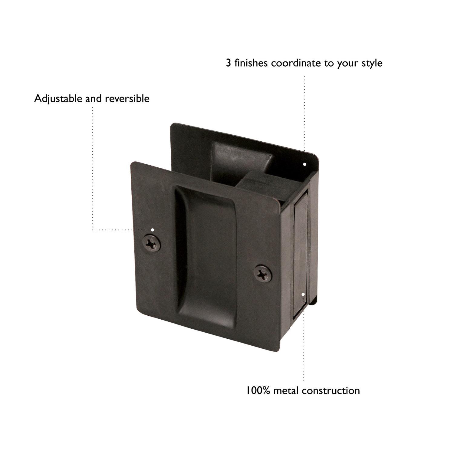 Pocket Passage Door Hardware Bronze 2 Pack ǀ Hardware & Locks ǀ Today's