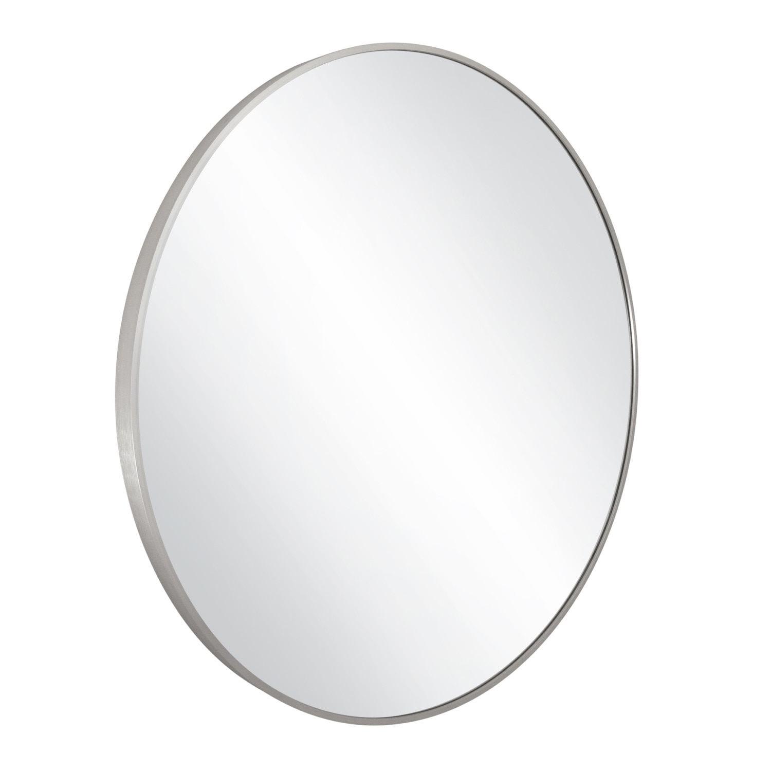 Round 24 Inch Wall Mirror Silver ǀ Bath ǀ Today's Design House