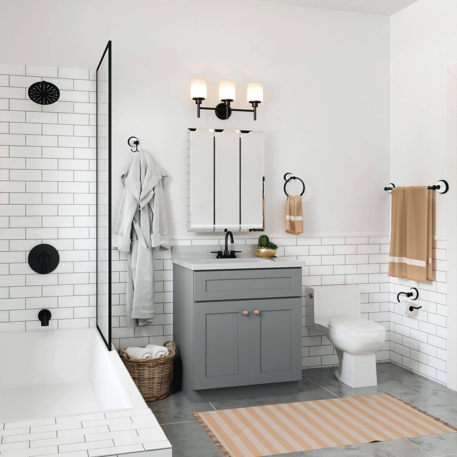 Bath, 4 Piece Bathroom Set