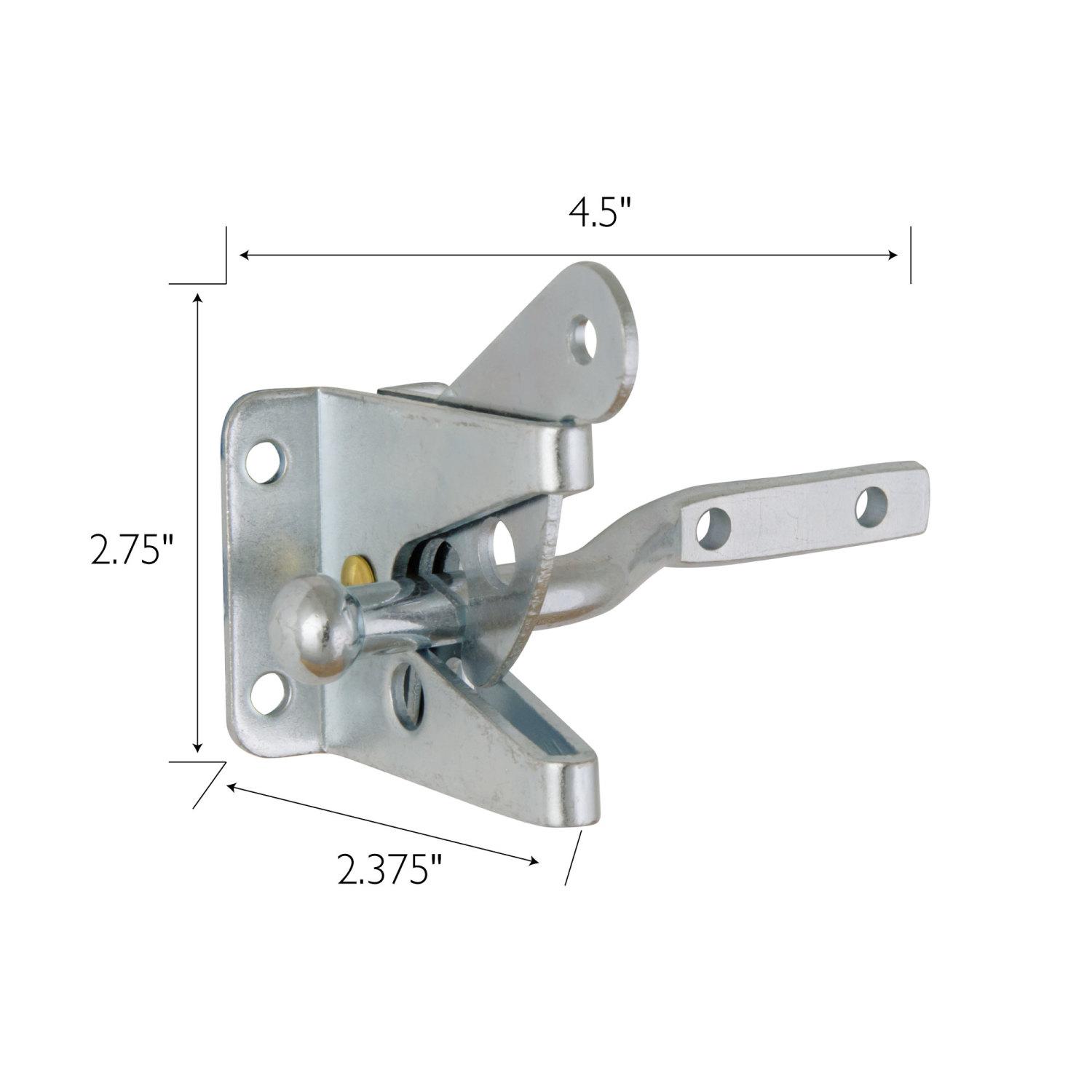 Self Locking Gate Latch Galvanized Steel 2 Pack ǀ Hardware & Locks ǀ