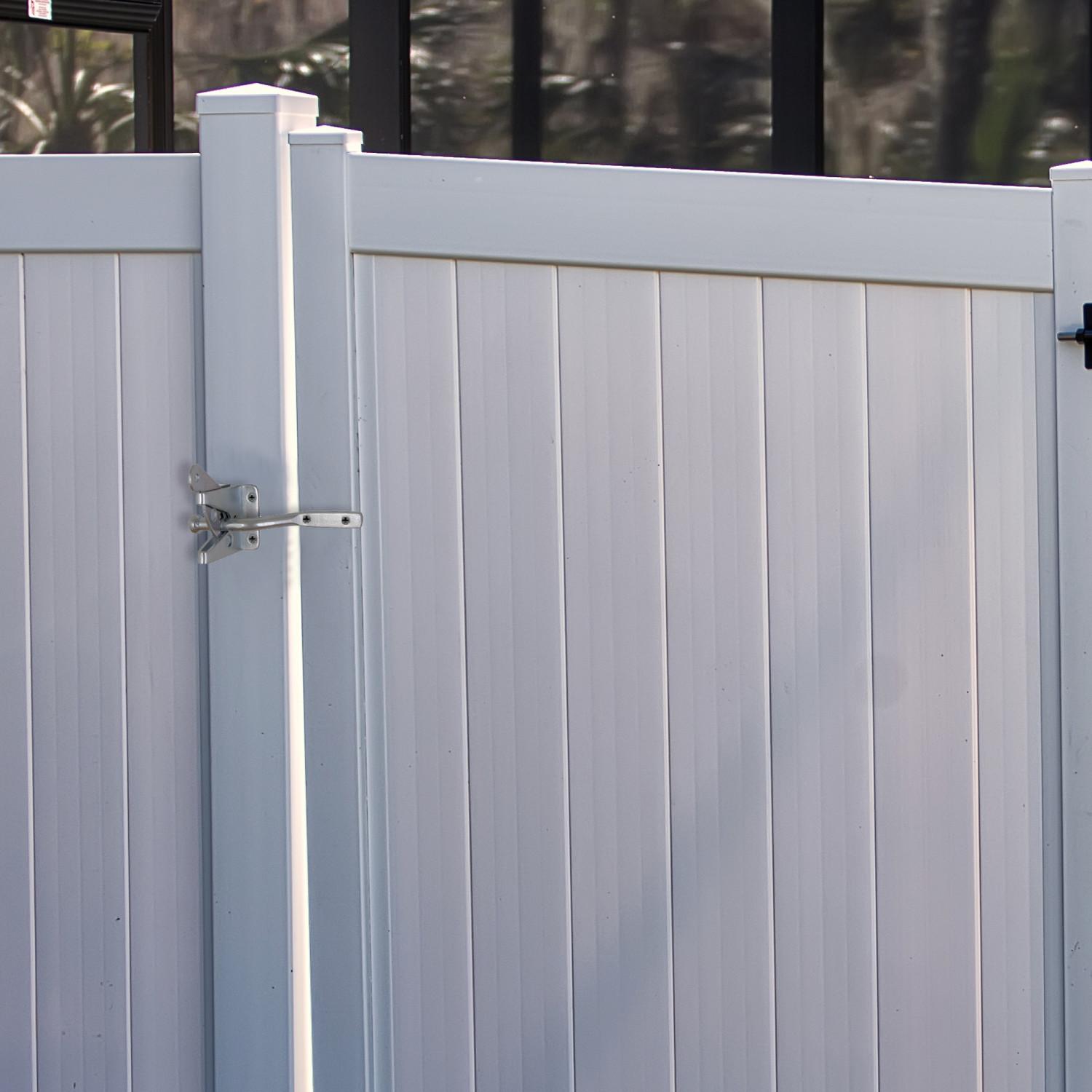 Self Locking Gate Latch Galvanized Steel 2 Pack ǀ Hardware & Locks ǀ