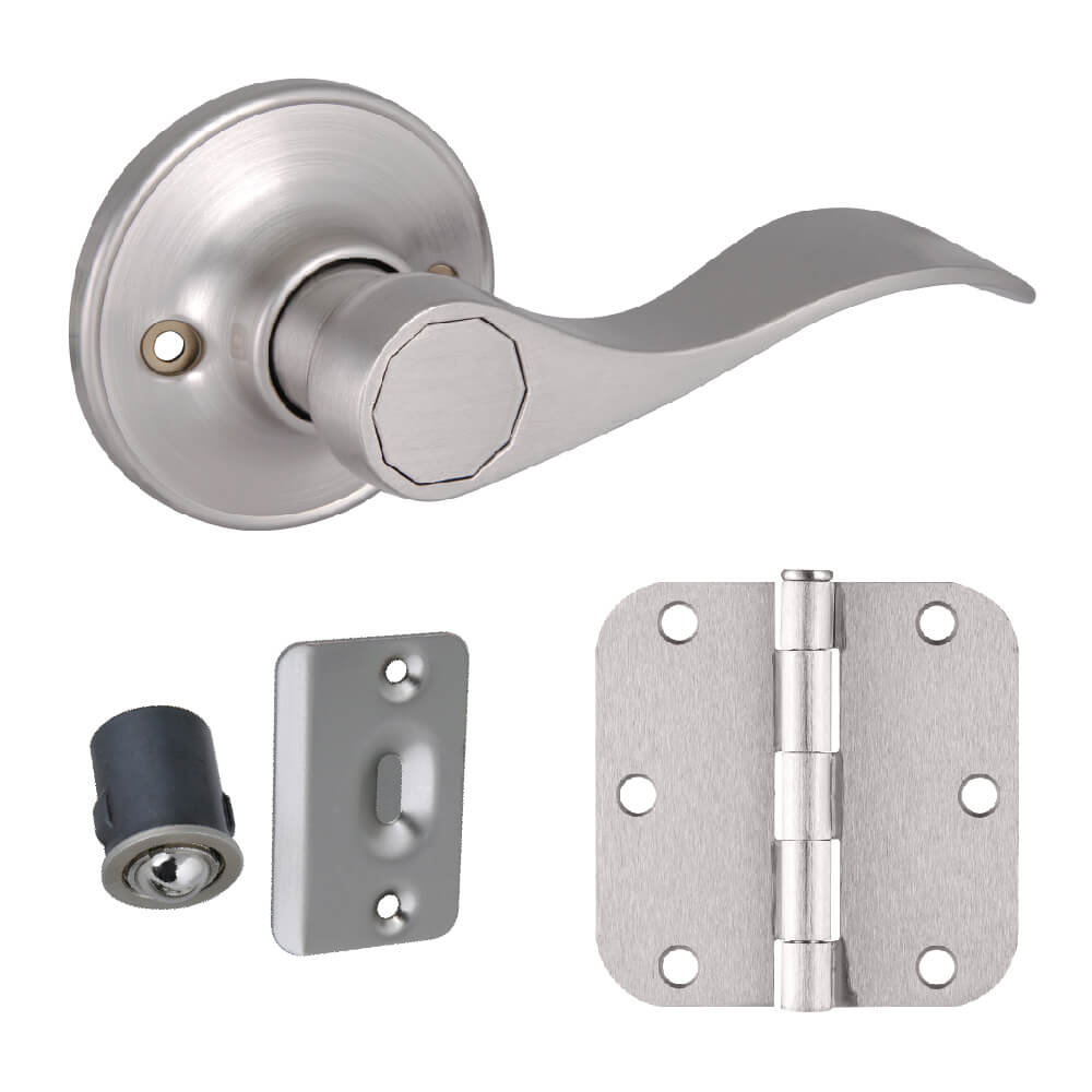 Springdale French Door Set in Satin Nickel | Hardware & Locks