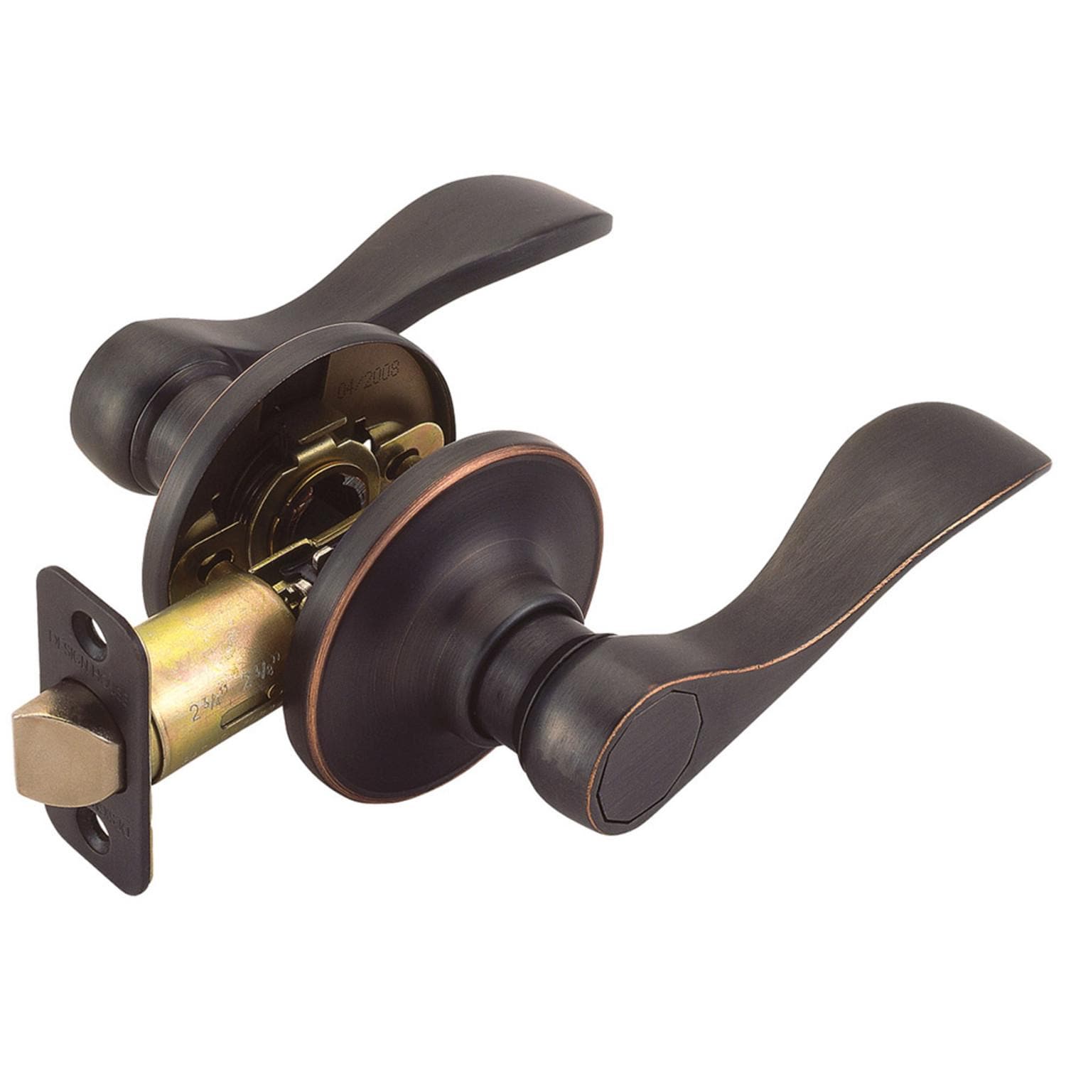 Springdale Passage Door Lever Oil Rubbed Bronze, Hardware & Locks