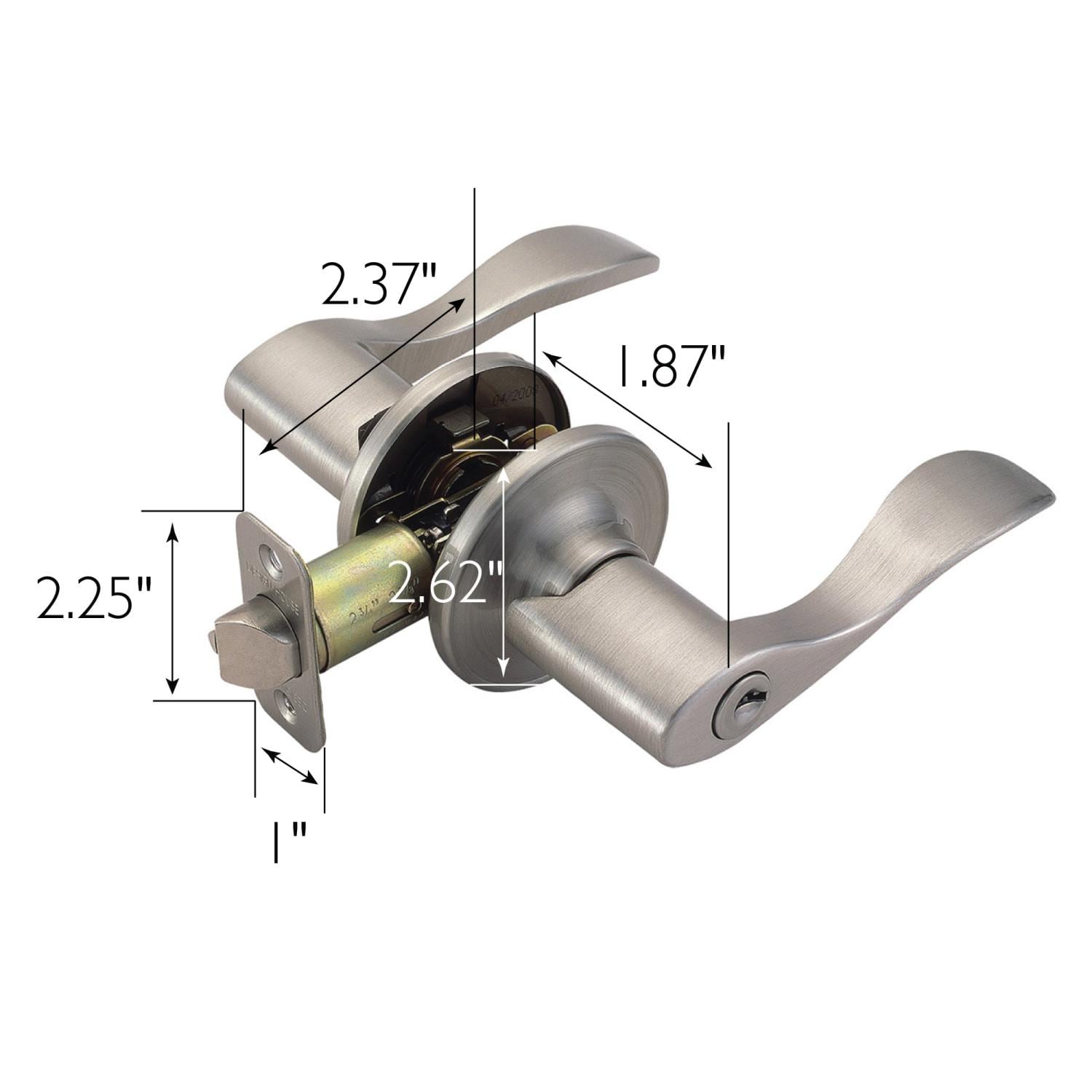 Springdale Satin Nickel Door Lever ǀ Hardware & Locks ǀ Today's Design House