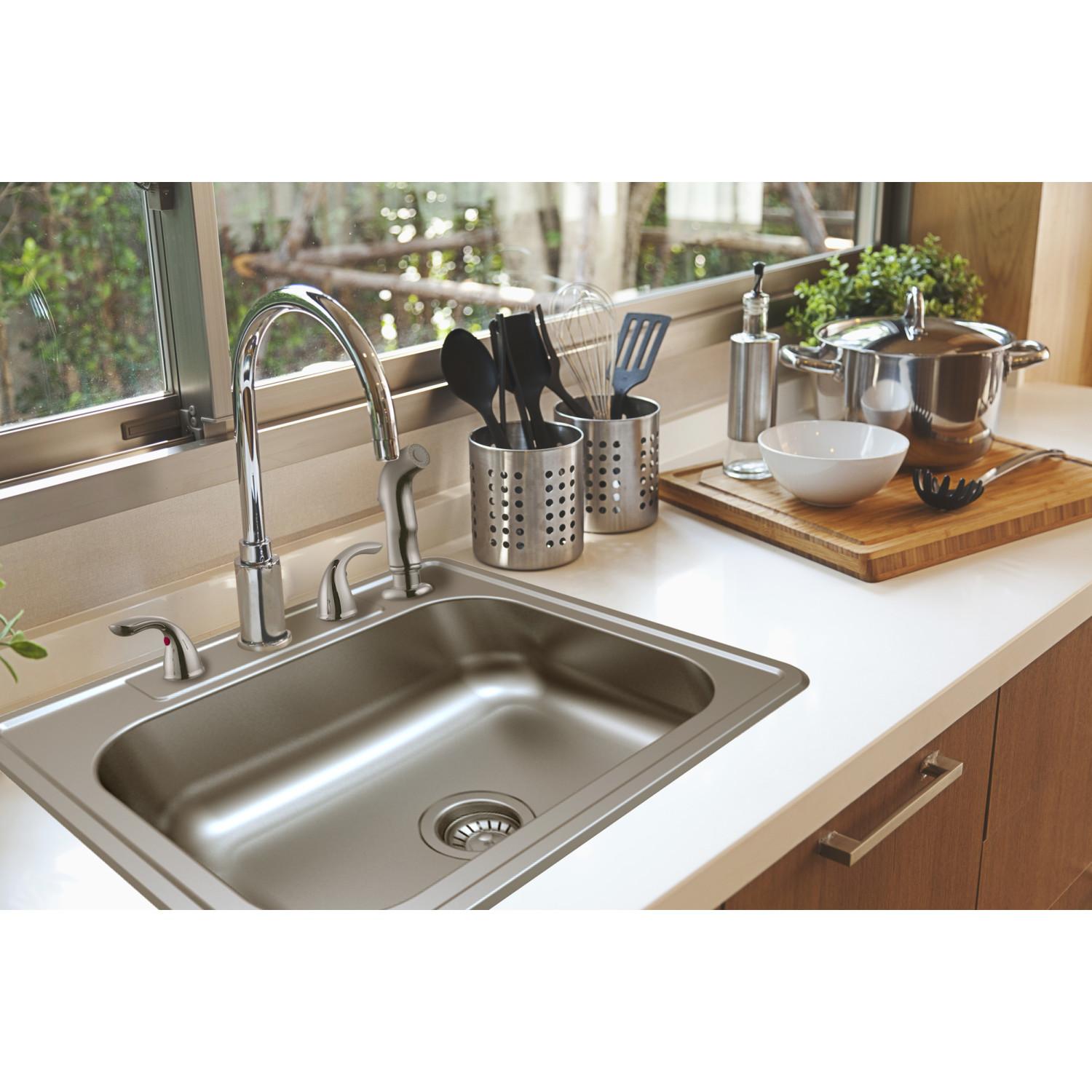 Single Bowl Kitchen Sink Stainless Steel 25 Inch ǀ Kitchen ǀ Today's