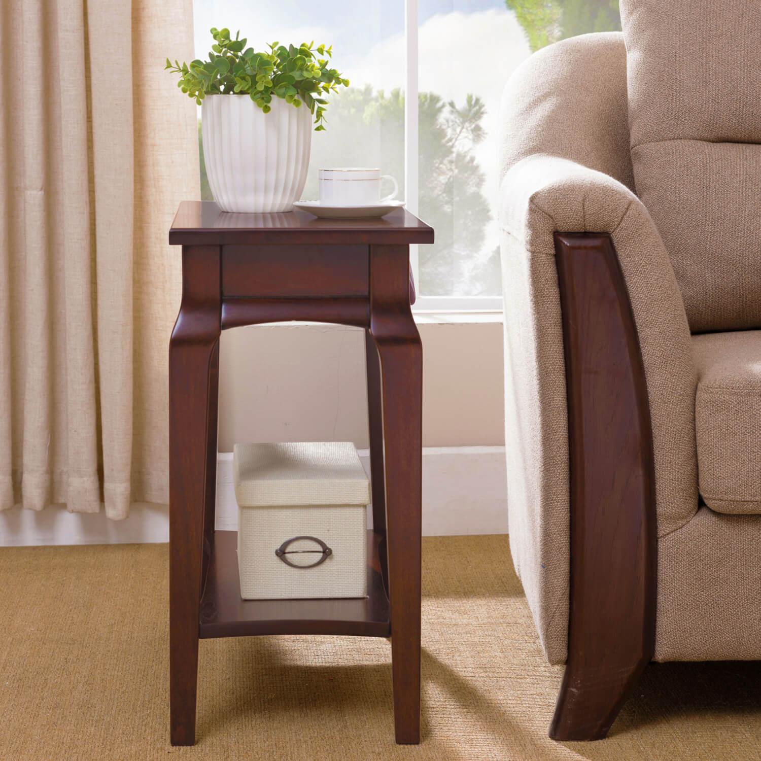 Stratus Narrow Side Table Heartwood Cherry ǀ Furniture ǀ Today's