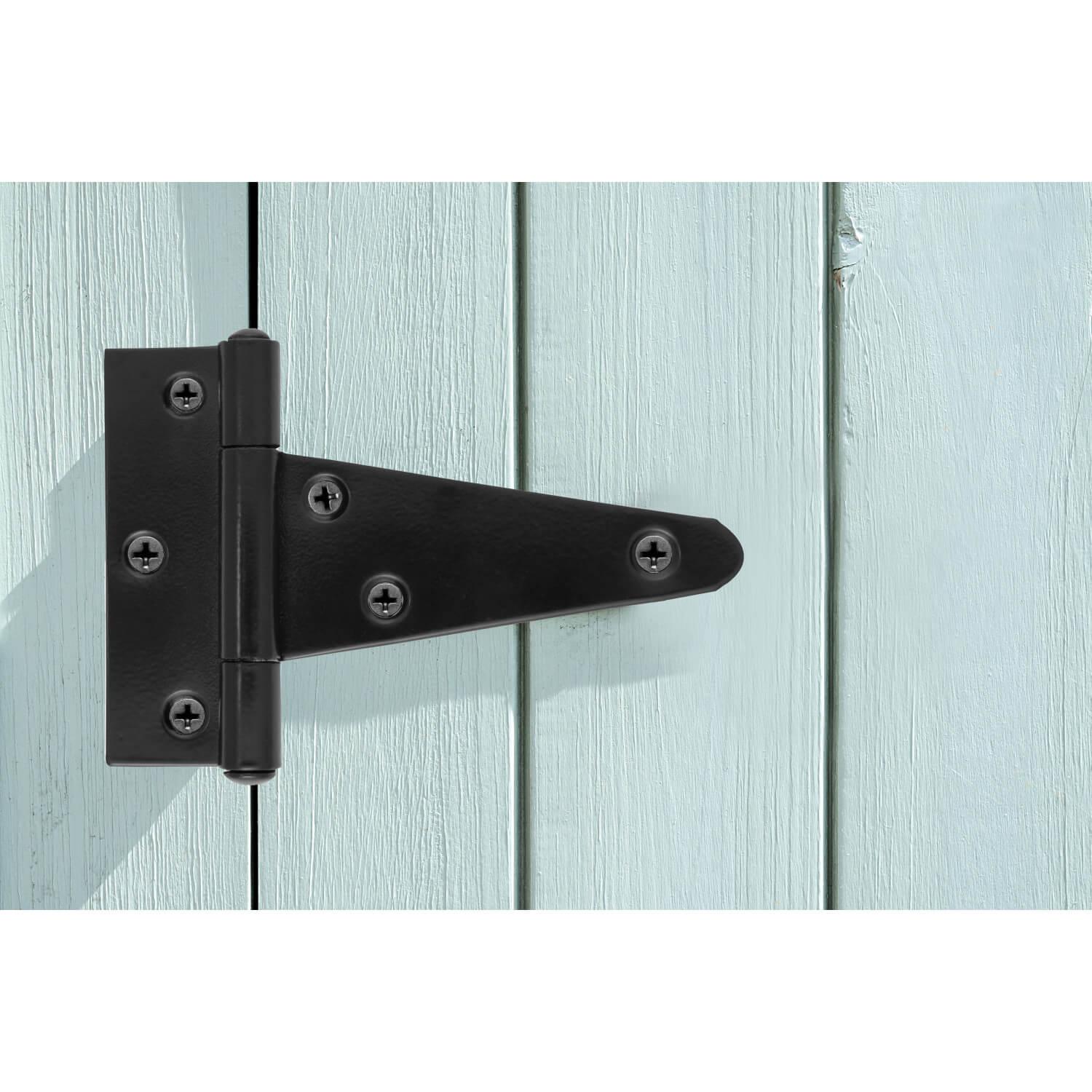 T Hinge Matte Black 4 Inch 4 Pack ǀ Hardware & Locks ǀ Today's Design House