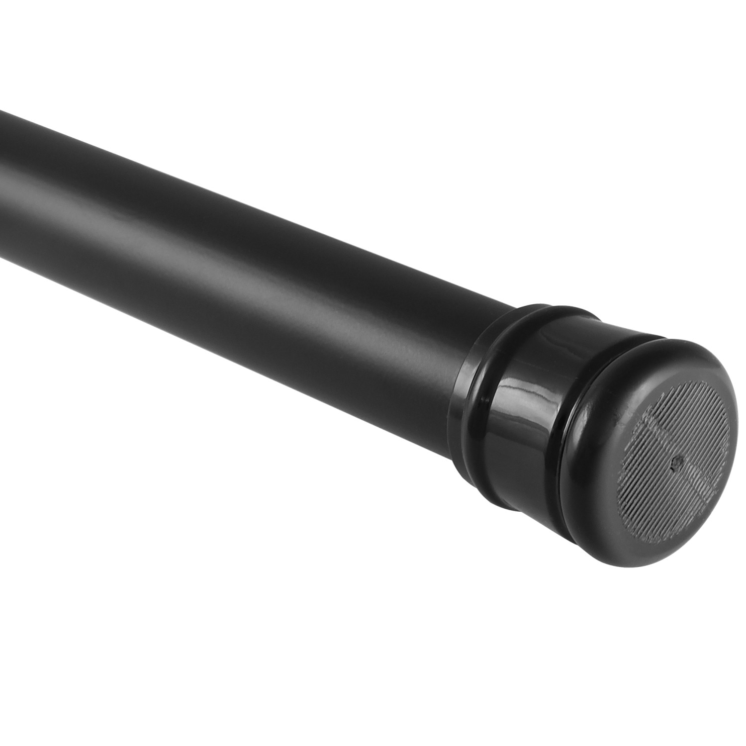 Tension Adjustable Shower Rod Matte Black 72 Inch Bath Today's