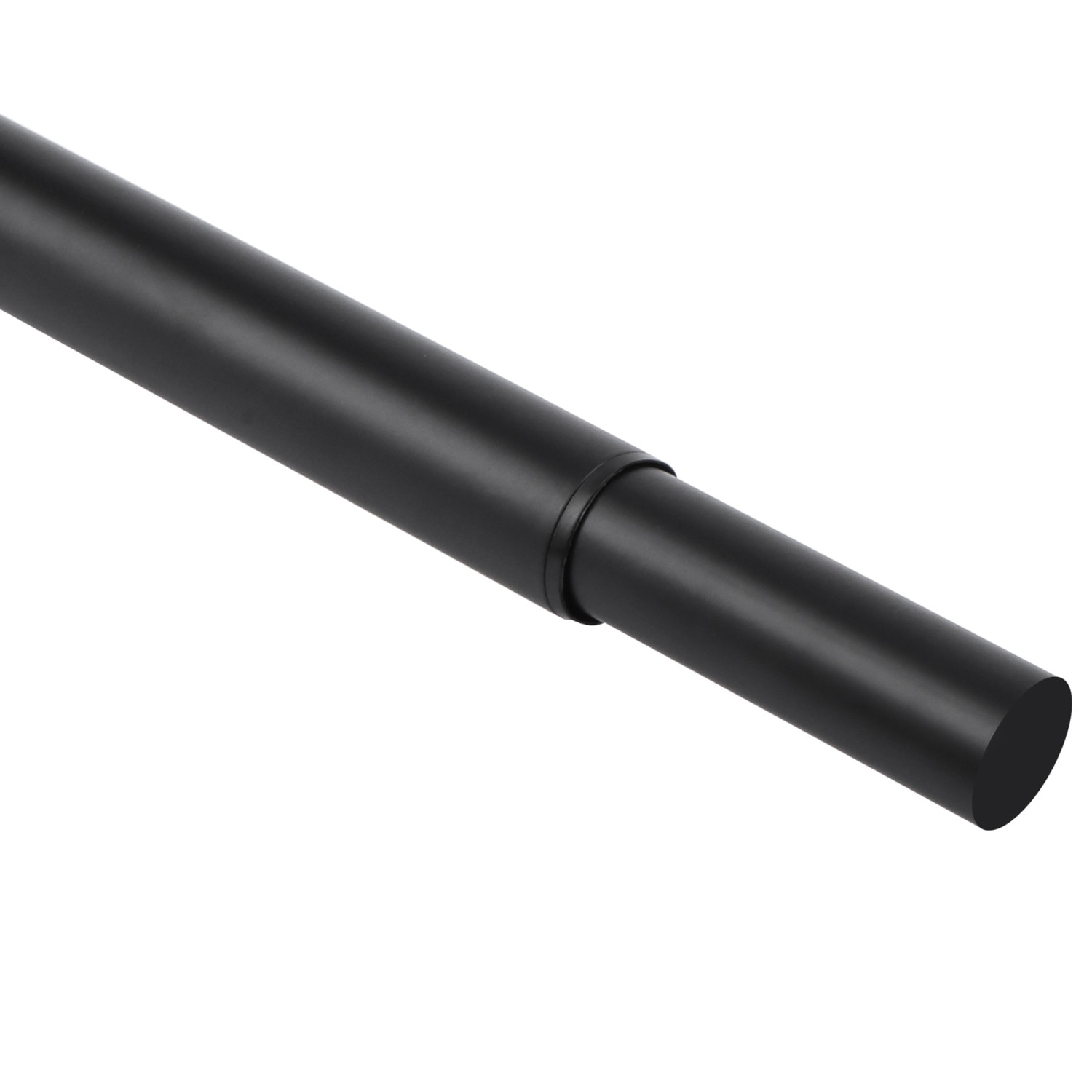 Tension Adjustable Shower Rod Matte Black 84 Inch Bath Today's