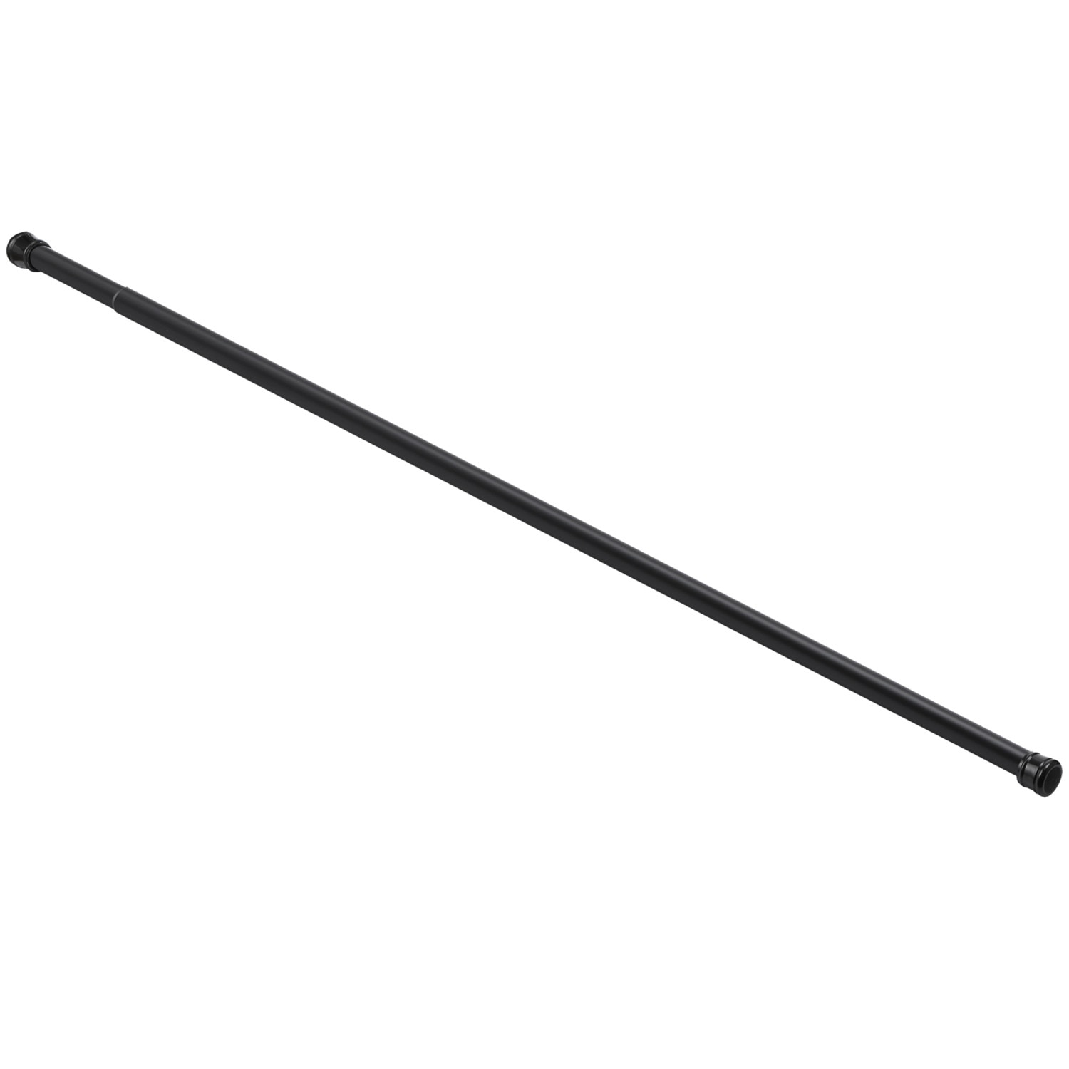 Tension Adjustable Shower Rod Matte Black 84 Inch Bath Today's