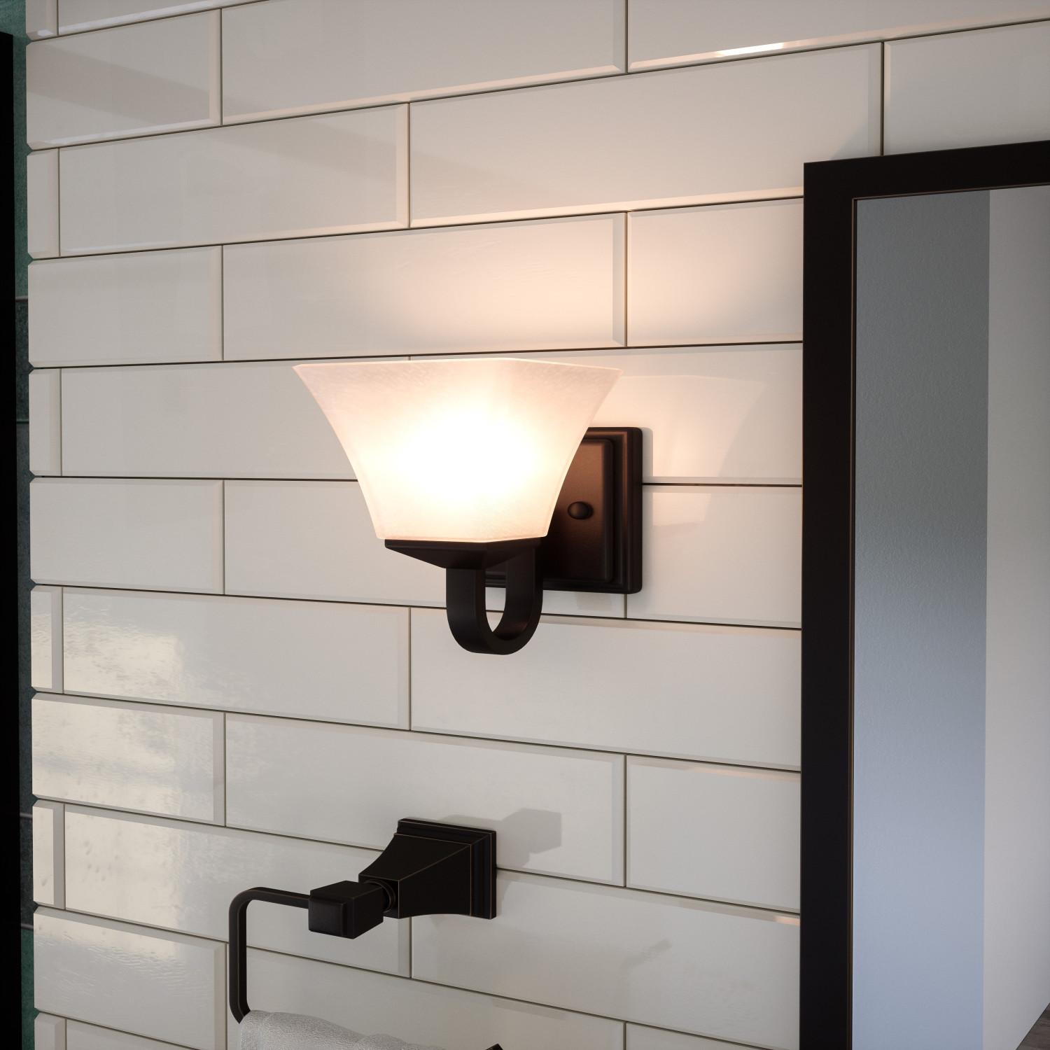 Torino Wall Mount Indoor Light Fixture Brushed Bronze 1 Light ǀ