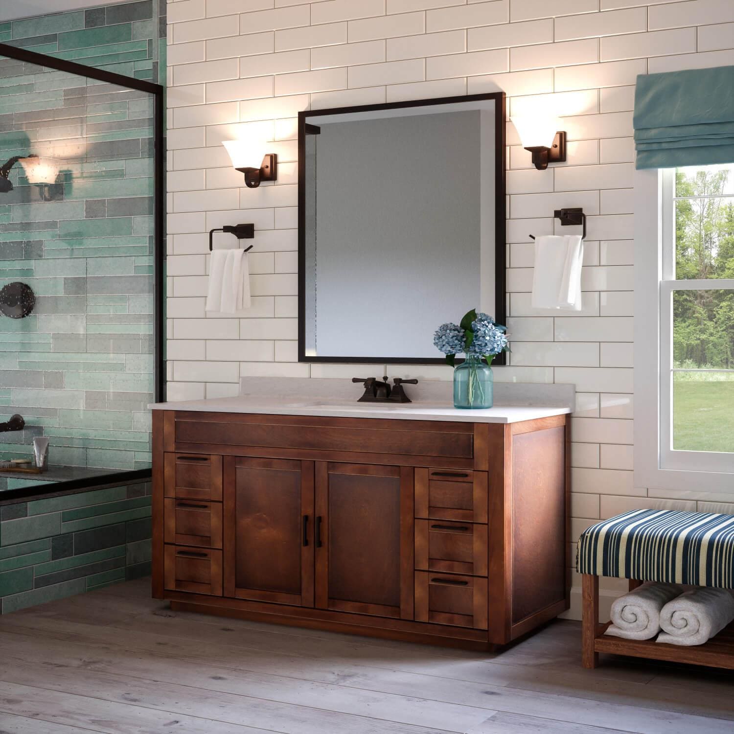 Torino Wall Mount Indoor Light Fixture Brushed Bronze 1 Light ǀ