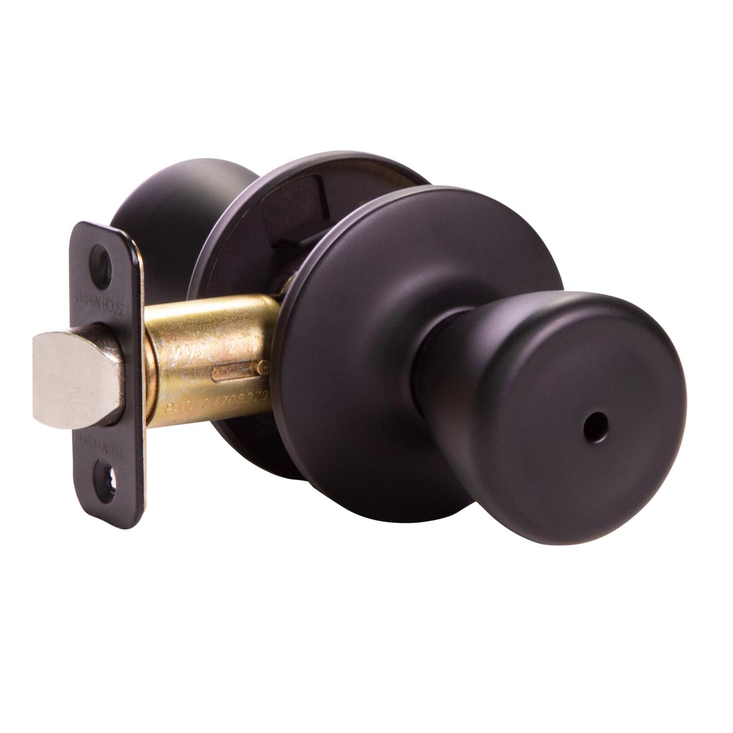 Tulip Privacy Door Knob Matte Black ǀ Hardware & Locks ǀ Today's