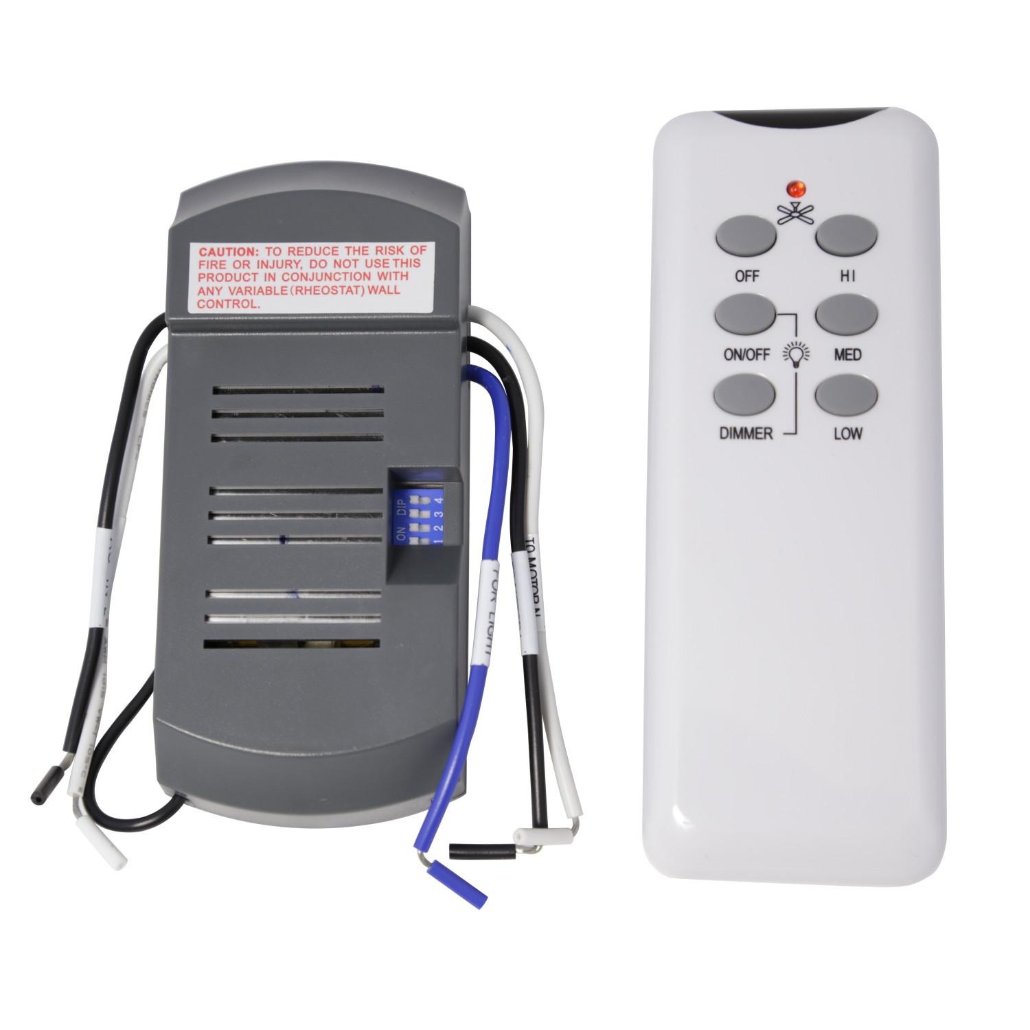 Universal White Ceiling Fan Remote ǀ Lighting & Ceiling Fans ǀ Today