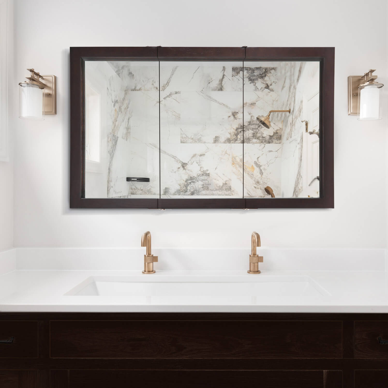 Ventura 48 Inch Medicine Cabinet Espresso | Bath | Today's Design House