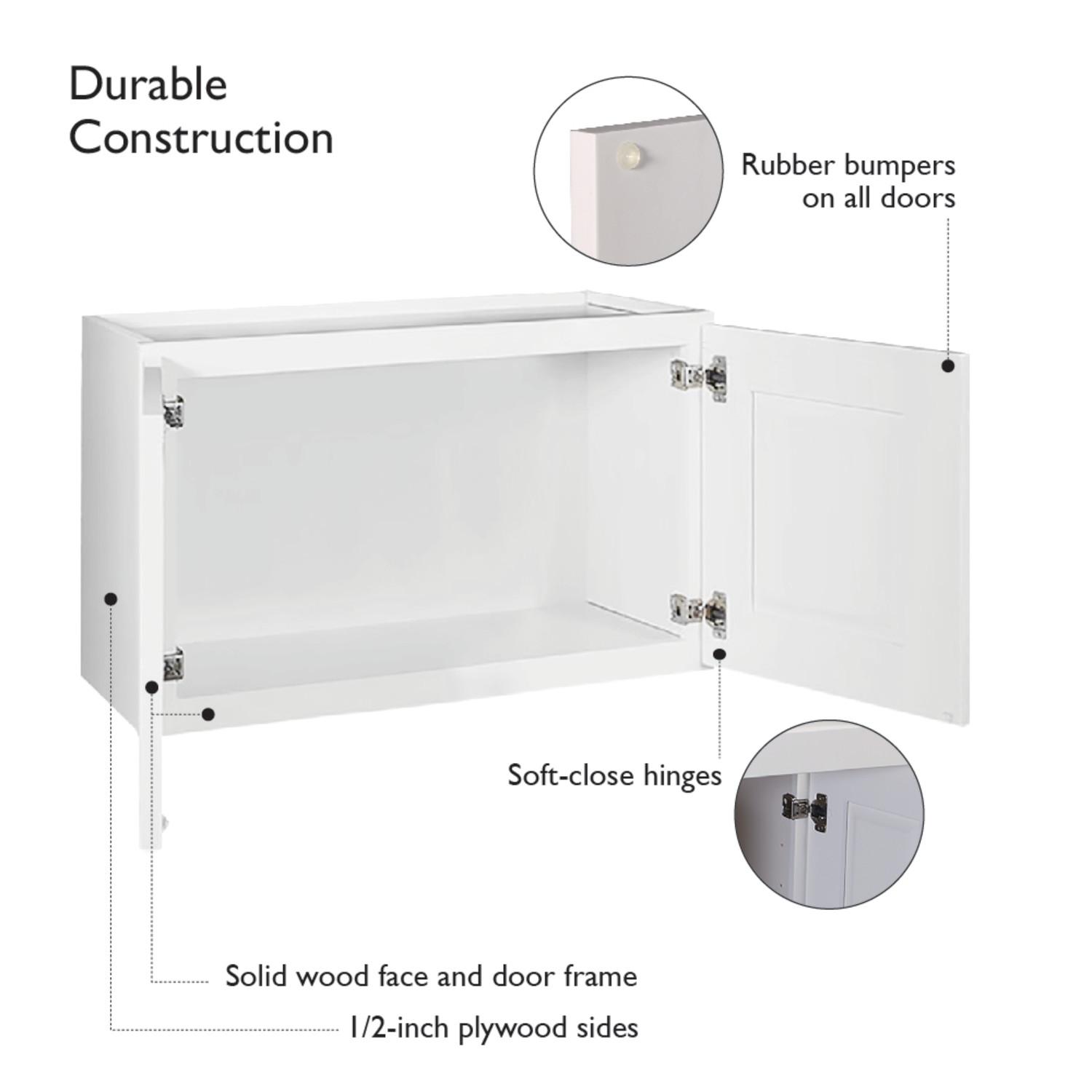 Wall White 36 Inchǀ Kitchen ǀ Today's Design House