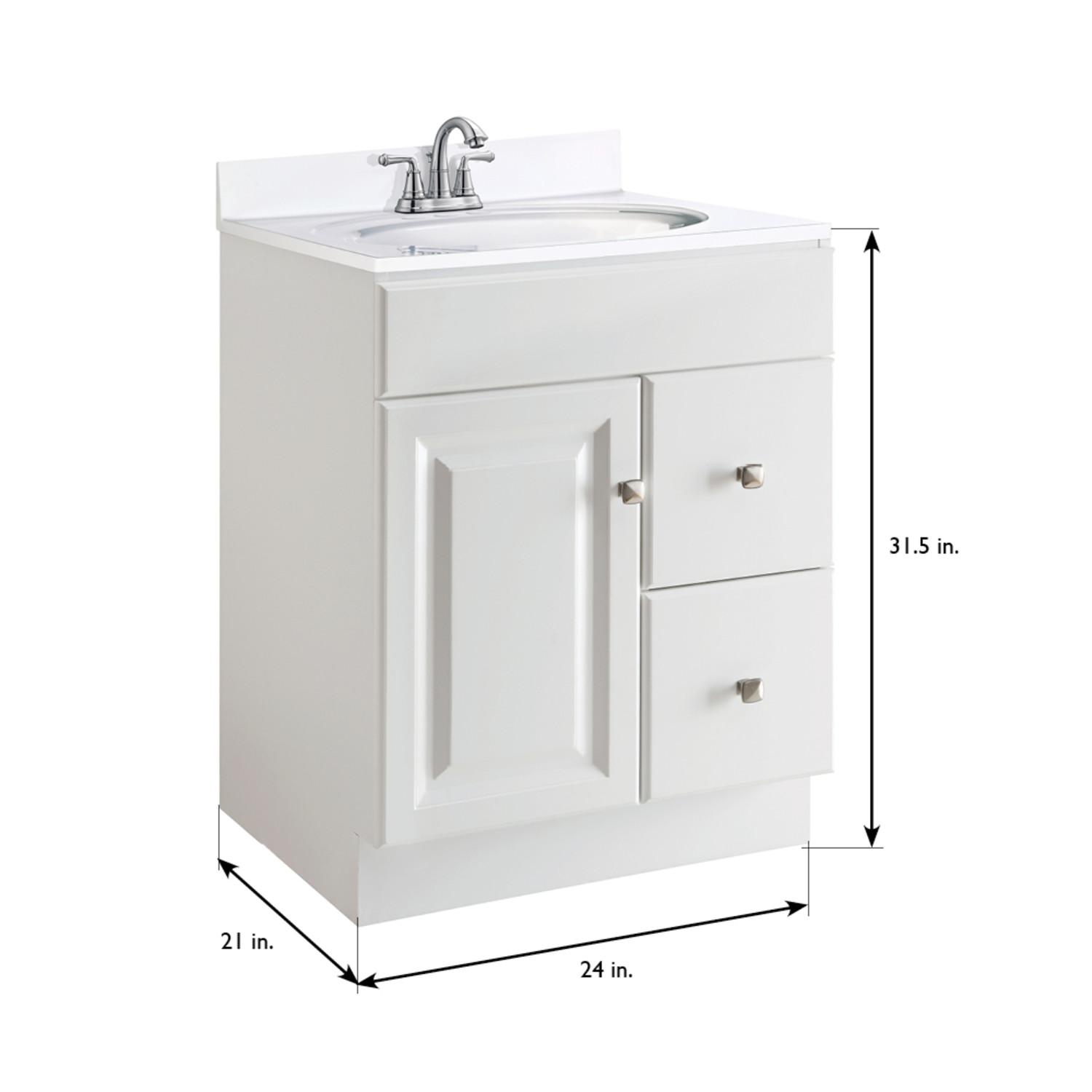 Wyndham 24 Inch | Door Vanity Without Top | Bath | Today's Design House